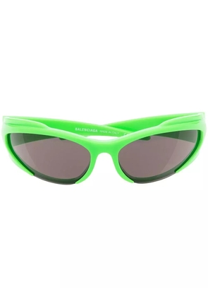 Balenciaga Eyewear oval-frame sunglasses - Green