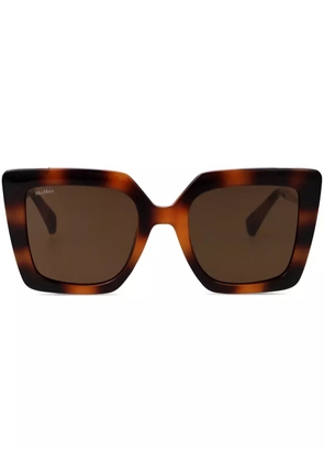 Max Mara Eyewear butterfly-frame sunglasses - Brown