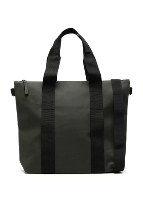 Rains logo-debossed tote bag - Green