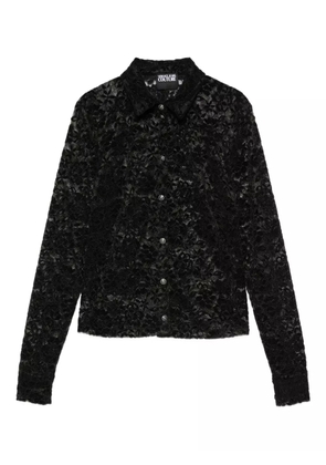 Versace Jeans Couture buttoned floral shirt - Black