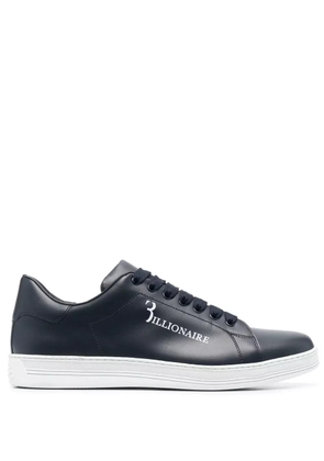 Billionaire calf-leather low-top sneakers - Blue
