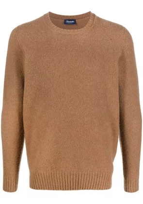 Drumohr crew-neck wool jumper - Brown