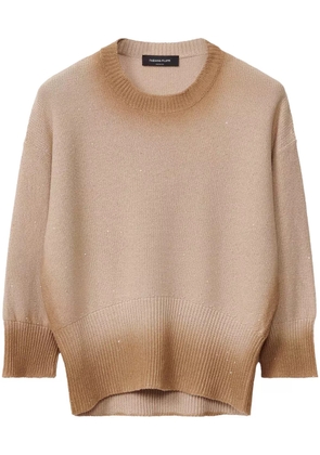 Fabiana Filippi gradient-effect sweater - Neutrals