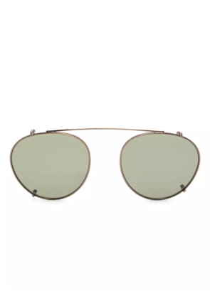 Garrett Leight William clip-on lenses - Brown