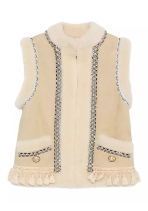 Valentino Garavani tassel-embellished waistcoat - Neutrals