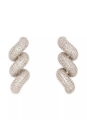 Eddie Borgo Rope pavé earrings - Silver