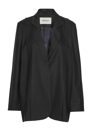 Henrik Vibskov notched-lapels buttoned jacket - Black