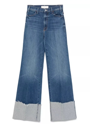 MOTHER The Hustler Roller Heel Cuff Fray jeans - Blue