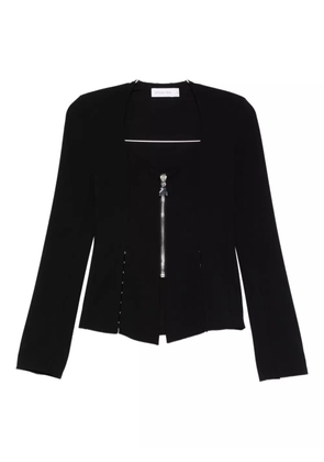 Patrizia Pepe zip-up blazer - Black