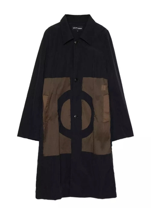 Edward Cuming panelled coat - Black