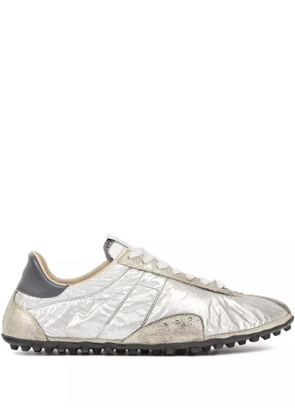 Maison Margiela Metallic low-top sneakers - Silver