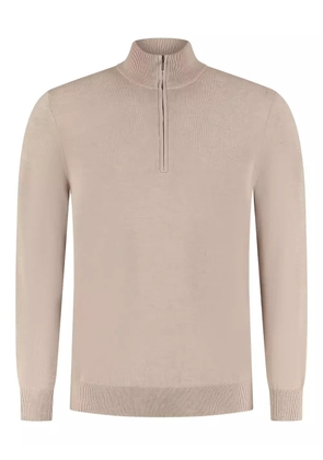 Zanone half-zip jumper - Neutrals