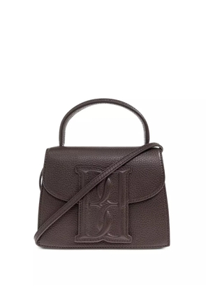 By Malene Birger logo-embossed leather tote bag - Brown