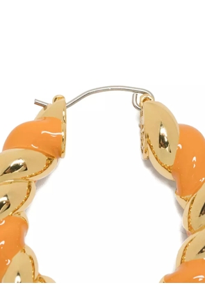 Eddie Borgo Rope hoop earrings - Gold