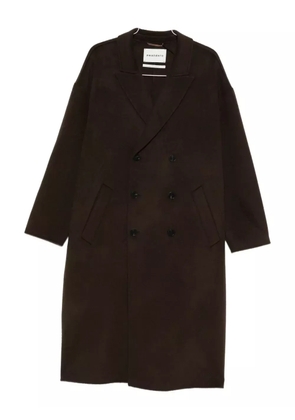AMARÁNTO double-breasted coat - Brown