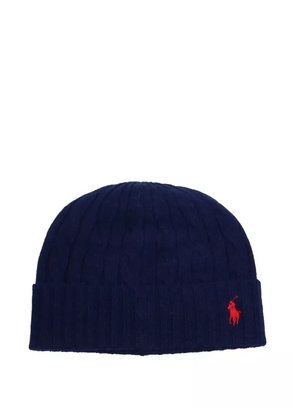 Ralph Lauren Collection cable-knit beanie hat - Blue
