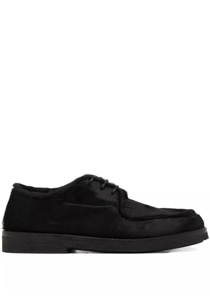 Marsèll Moccar calf hair Derby shoes - Black