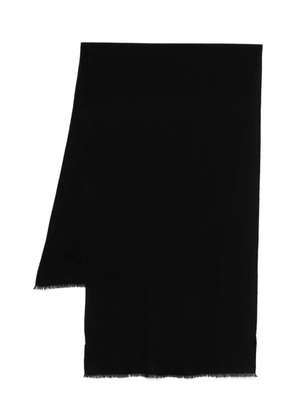19 Andrea’S 47 frayed-edge scarf - Black