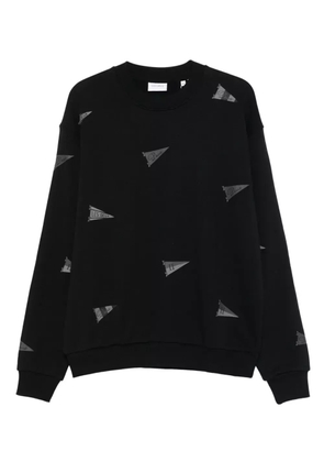 Les Deux flag-print sweatshirt - Black