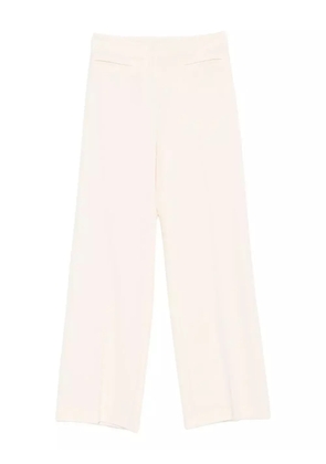 Patrizia Pepe high-waisted flared trousers - White