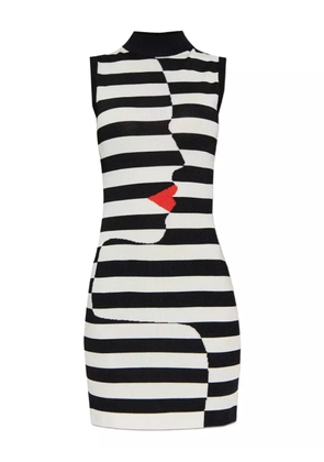 Balmain striped mini dress - White