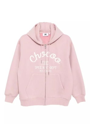 CHOCOOLATE logo-embroidered sweatshirt - Pink