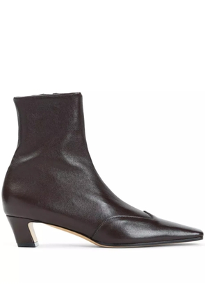 KHAITE 40mm Nevada ankle boots - Brown