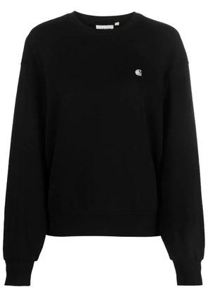 Carhartt WIP embroidered-logo cotton sweatshirt - Black