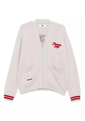 CHOCOOLATE intarsia-knit cardigan - Grey