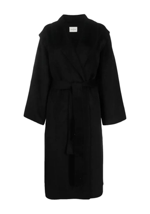 Le Kasha Soura cashmere coat - Black