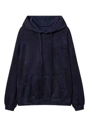 Juun.J hooded pocket-detail hoodie - Blue