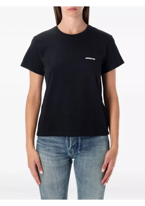 Patagonia logo-detail short-sleeved T-shirt - Black