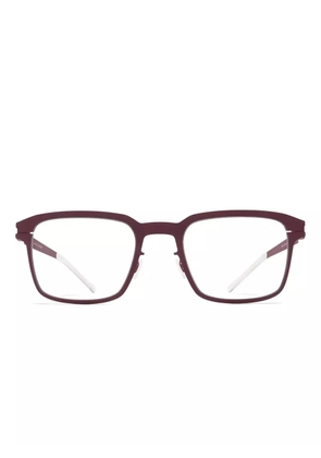 Mykita Matis rectangle glasses - Red