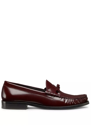 Stuart Weitzman Lottie Bow loafers - Red