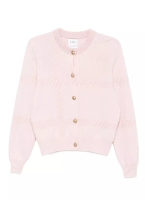 Barrie Intarsia Boucle cardigan - Pink