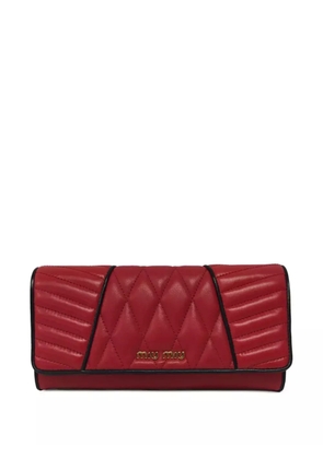 Miu Miu quilted wallet - Red