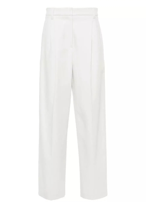 Brunello Cucinelli pleat-detail straight-leg trousers - Neutrals