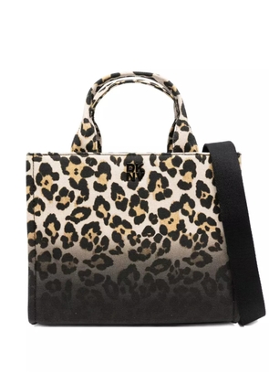 DKNY leopard-print tote bag - Black