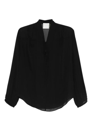 Forte Forte sheer blouse - Black