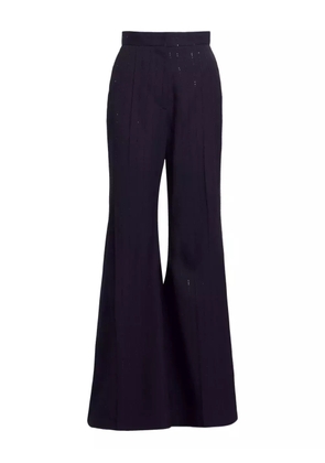 Elie Saab pinstripe trousers - Black