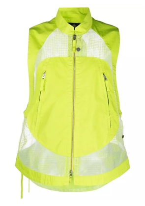 Stone Island Shadow Project mesh-panel vest - Green