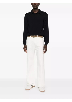 BOSS long-sleeve polo shirt - Blue