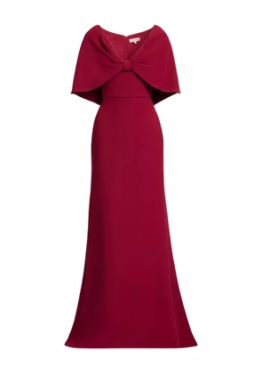 Elie Saab v-neck maxi dress - Red