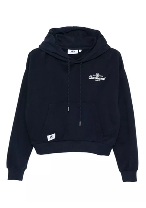 CHOCOOLATE logo-embroidered hoodie - Blue