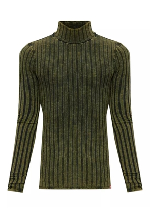 Diesel T-Hansy ribbed roll-neck sweater - Green