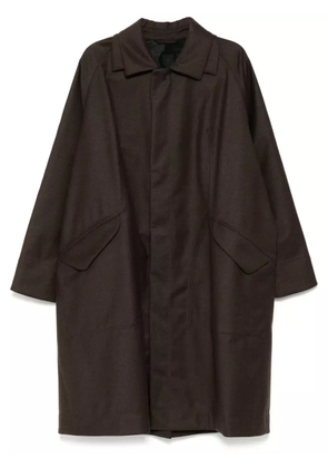 J.LAL Atlas single-breasted coat - Brown