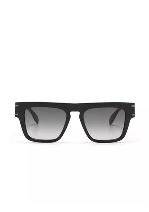 Alexander McQueen Eyewear flat-top rectangular sunglasses - Black