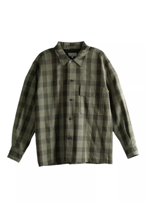 Margaret Howell checked overshirt - Black