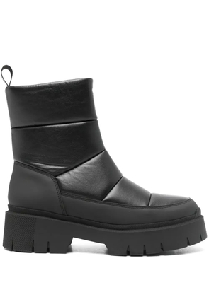 HUGO padded faux-leather boots - Black