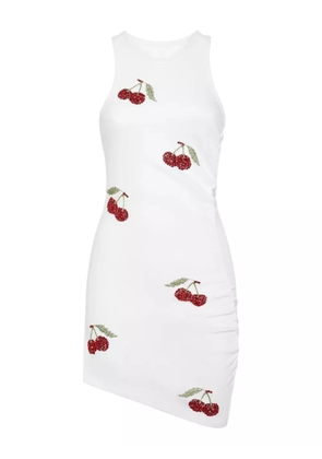 Philipp Plein crystal-embellished dress - White